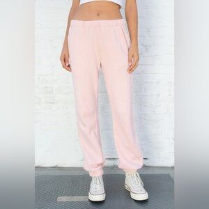 Brandy Melville Light Baby Pink Rosa Sweatpants